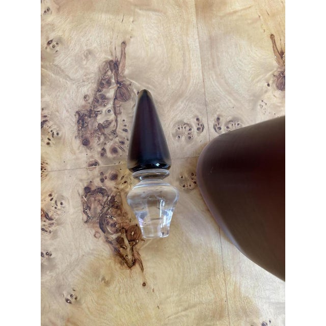 Italian Incisi Bottle in Murano Glass by Venini, 1980s For Sale - Image 3 of 10