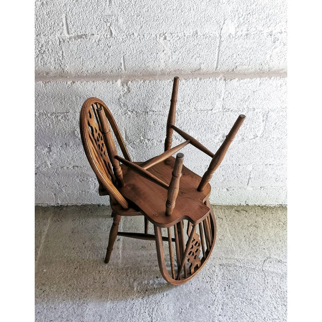 Antique Windsor Dining Chairs, 1920s, Set of 4 For Sale - Image 10 of 17