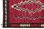 Modern Southwestern Navajo-Style Handmade Wool Area Rug in Crimson and Obsidian For Sale In New York - Image 6 of 10