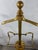 Metal Vintage Store Display Brass Valet For Sale - Image 7 of 11