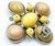 Chanel Chanel Silver CC Crystal Cream Yellow Peach Stone Cross Large Pendant Brooch For Sale - Image 4 of 5