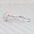 Modern 0.55ctw Round Diamond Halo Engagement Ring 14k White Gold Size 6.5 For Sale - Image 3 of 8