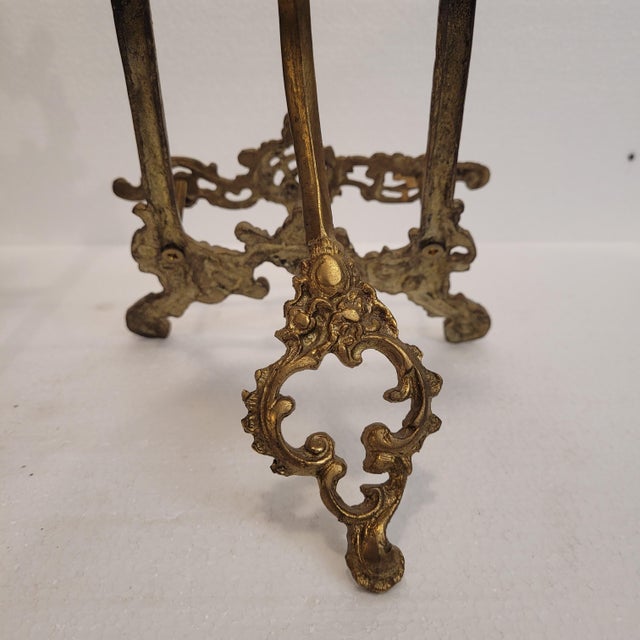 18th Century Baroque Lecterns in Ormolu, Spain, Set of 2 For Sale - Image 11 of 18