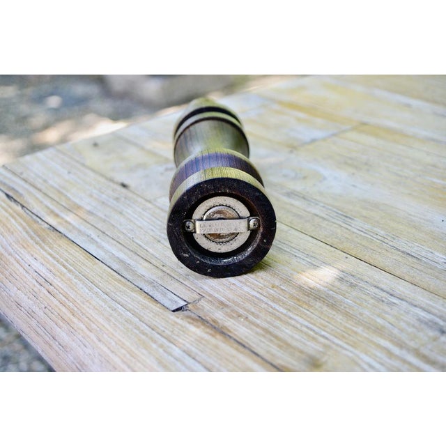 Vintage Wenge Wood Pepper Mill from Laurids Lonborg, Denmark, 1960s For Sale - Image 11 of 12