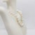 Contemporary White Pearl Round Toggle Necklace in 14k Yellow Gold For Sale - Image 3 of 9