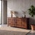 Wood Vintage French Brutalist Sideboard, 1970s For Sale - Image 7 of 12