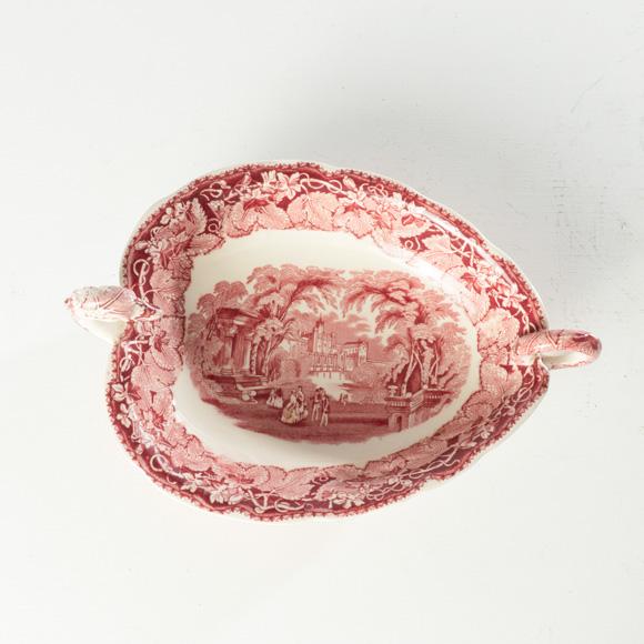 Mason's Ironstone red vista dragon head bowl. Made in England in the Mid 20th century.