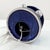 Night Blue Stacking Ceramic Table Lamp from Perdomello, Italy, 1970s For Sale - Image 9 of 10