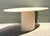 Late 20th Century Vintage Italian Travertine Oval Dining Table For Sale - Image 5 of 12