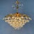 Hollywood Regency Chandelier with Crystal Glass Shades by Ernst Palme, Germany, 1960s For Sale - Image 16 of 18