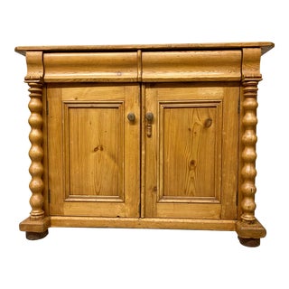 19th Century English Pine Sideboard For Sale