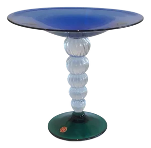 Murano Glass Cake Stand, 1970s