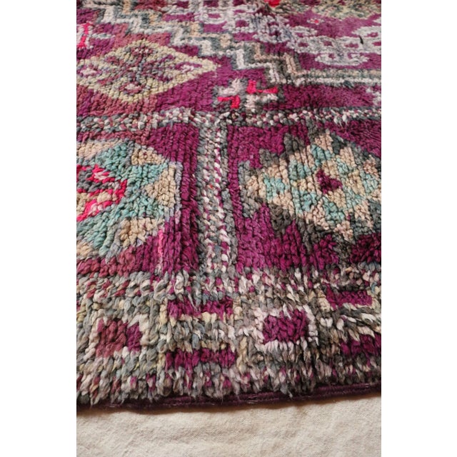 Moroccan Vintage Moroccan Boho Rug For Sale - Image 3 of 9