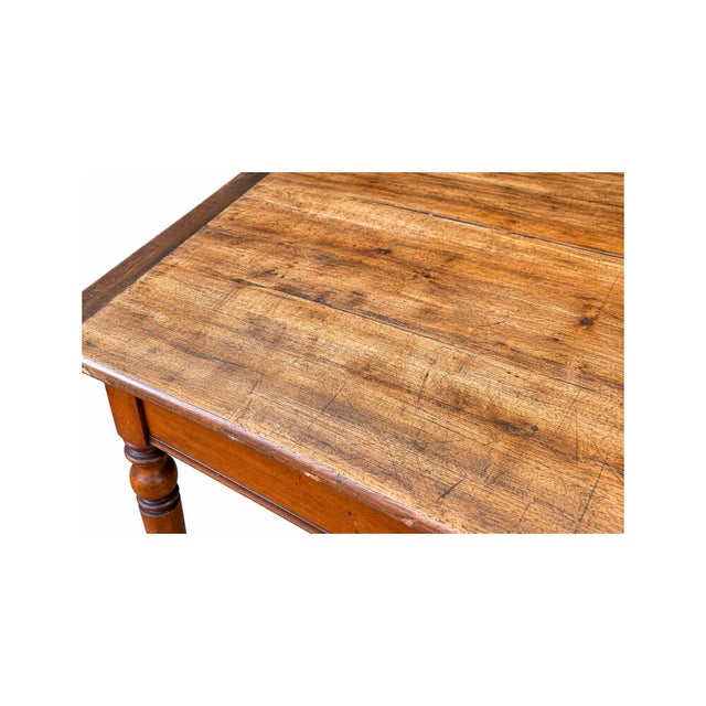 Early 19th Century Antique 19th Century Country Farm Table For Sale - Image 5 of 7
