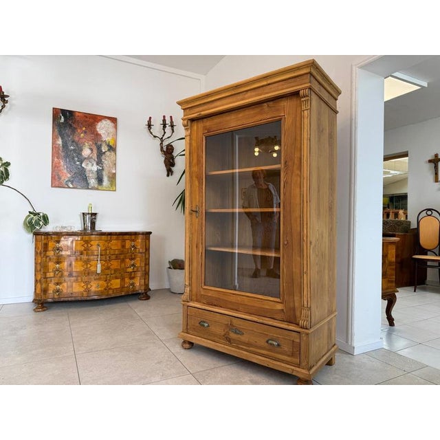 Gründerzeit Display Cabinet in Wood For Sale - Image 9 of 9