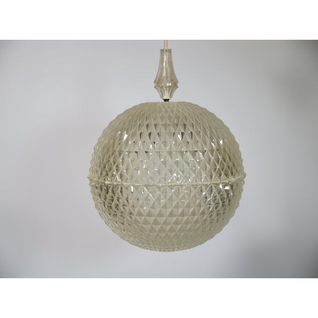 Space Age Ceiling Lamp in Plastic by Aloys Gangkofner for Erco, 1970s For Sale - Image 9 of 9