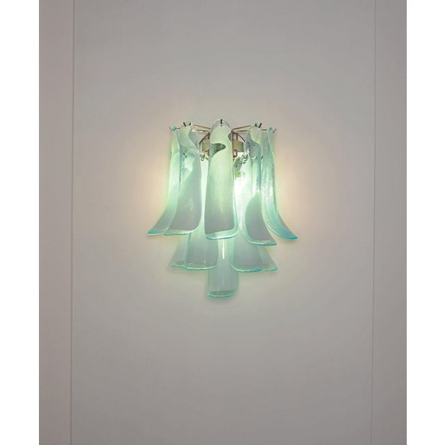 Vintage Italian Murano Wall Lights from Mazzega, 1990s, Set of 2 For Sale - Image 4 of 15