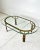 Vintage Gilt Gold Faux Bamboo Coffee Table For Sale - Image 9 of 10