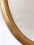 Gold Pair of Vintage Deknudt Giltwood Oval Beveled Mirrors – Hollywood Regency, Belgium, 1970s For Sale - Image 8 of 13