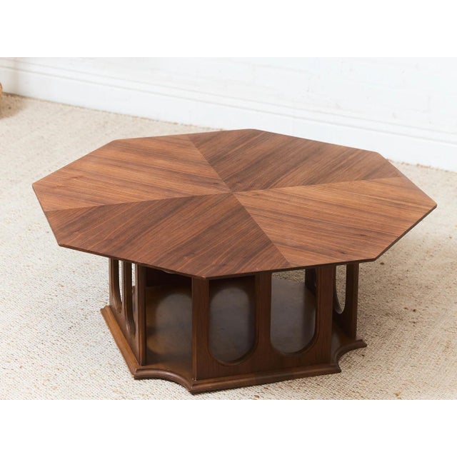Styled After MCM Lane Vintage Coffee Table For Sale - Image 12 of 12