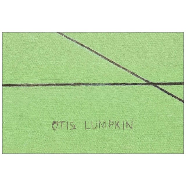 Realism Mid 20th Century Castle In A Green Meadow, Otis Lumpkin For Sale - Image 3 of 4