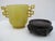 Chinese Archaistic Yellow Jade Twin Handled Libation Cup With Carved Wood Stand For Sale - Image 10 of 12