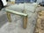 Metal 1970s Attributed to Karl Springer Hollywood Regency Style MCM Brass Tubular Coffee Glass Table For Sale - Image 7 of 18