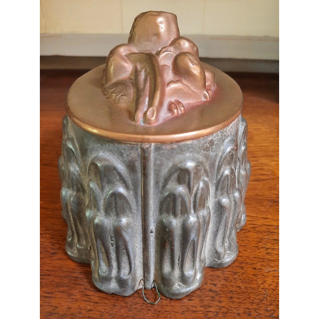 Vintage 19th C Copper Mold Pudding Pan For Sale In Fayetteville, AR - Image 6 of 12