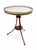 18th Century Louis XVI Style Pedestal Table in Mahogany, Marble and Gilt Bronze from Pierre Denizot, Paris For Sale - Image 9 of 9