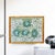 Medium: Acrylic and oil on canvas Frame: Gold bamboo-style, gilded Size: 16" x 20" Artist: Tatiana Duperault Condition:...