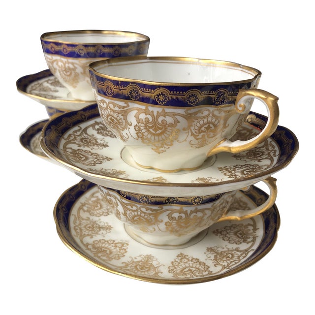 Vintage Aynsley Bone China Tea Cups & Saucers Chairish