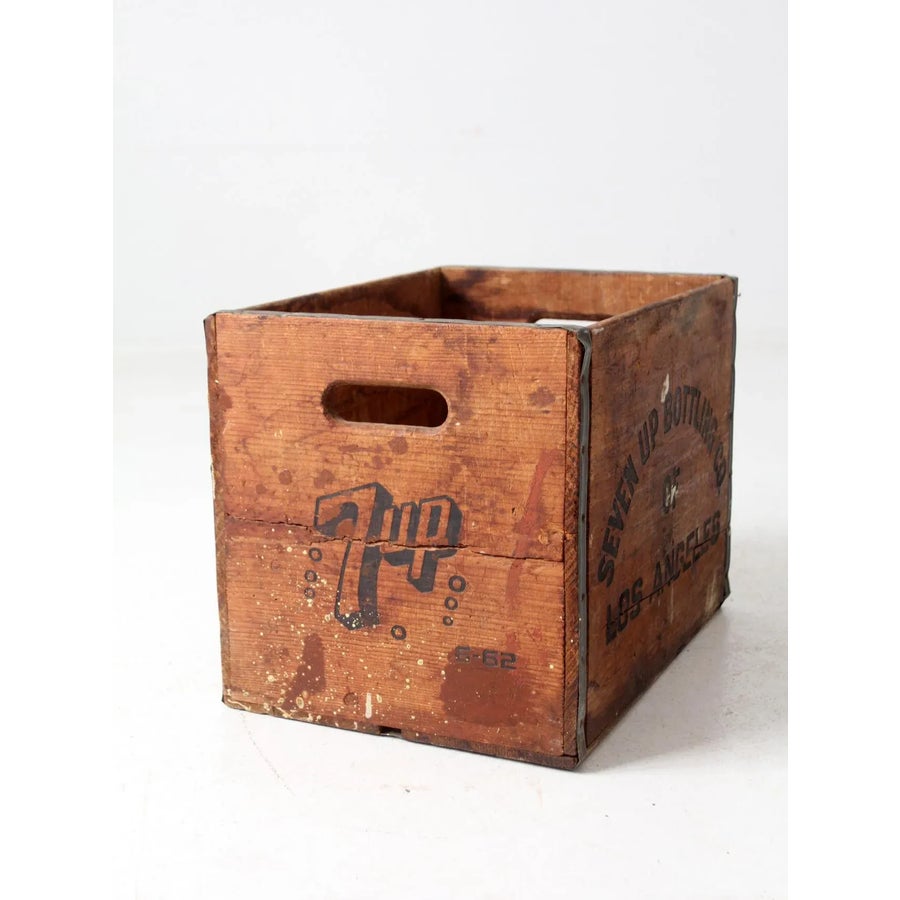 vintage USA70's 7up wood crate 木箱 vintage USA70's 7up wood crate 木箱 - メルカリ