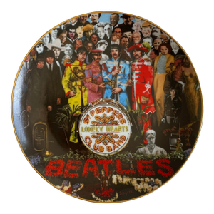 1960s Original Beatles Decorative Sergeant Peppers Plate by Delphi