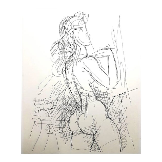 Marcel Gromaire (after) - Homage to Dufy - Lithograph 1965 For Sale