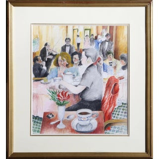 The Plaza Hotel, Watercolor Painting by David Azuz For Sale