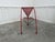 Red Metal Lounge Chair, 1950s For Sale - Image 4 of 9