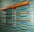 Wood Mid-Century Modern String Shelf with Illuminated Covers in Dark Wood Veneer and White Ladders from Musterring International, 1960s For Sale - Image 7 of 16