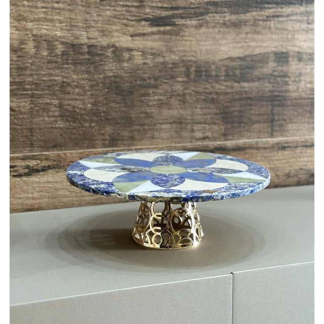 1-Level Marble Splashback with Inlays by Euromarmi Store For Sale - Image 6 of 7