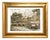 Italian 925 Silver and 24-Karat Gold-Plated Bronze High-Relief Landscape from Argenteria Darte Guerrini, 1990s For Sale
