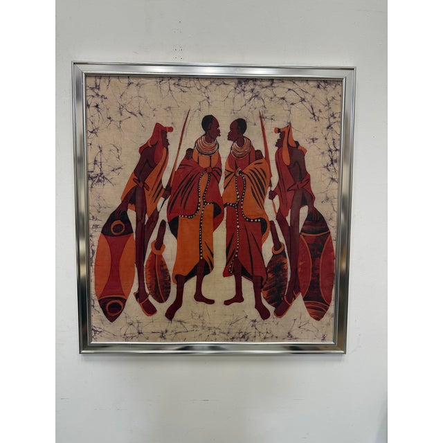 西アフリカ アシャンティ族　櫛　壁掛 Old African Trivalart vintage-oversized-batik-