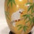 Yellow Vintage Hollywood Regency Style Hand-Painted Yellow Ceramic Bird and Bamboo Table Lamps - a Pair For Sale - Image 8 of 13