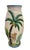 Whimsical Italian Relief Ceramic Monkey & Palm Tree Vase For Sale - Image 4 of 9