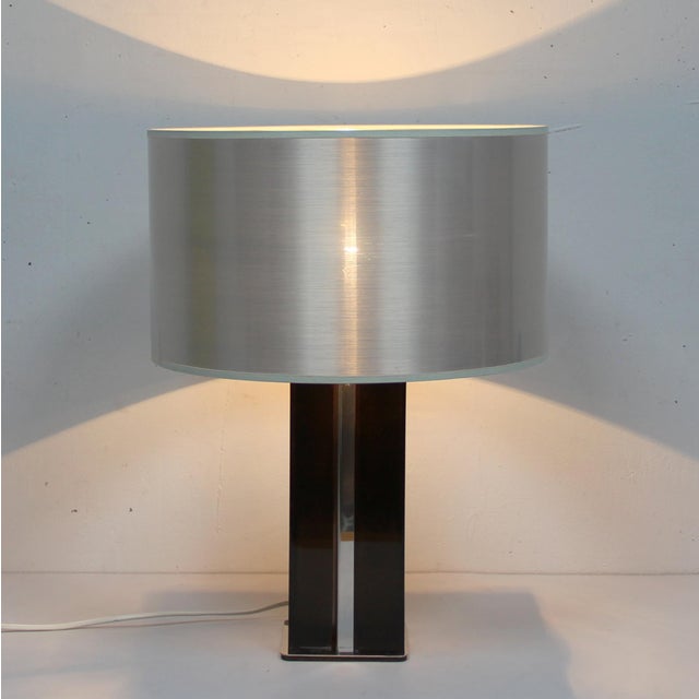 Vintage Table Lamp in Chrome Plating, 1970s For Sale - Image 3 of 7