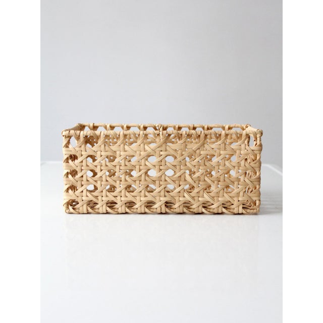 Vintage Woven Storage Basket For Sale - Image 4 of 12