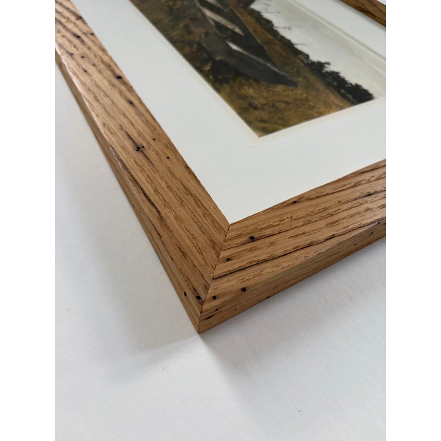 American Andrew Wyeth’s “Teel’s Island” Framed in American Chestnut For Sale - Image 3 of 7