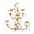 Pair of Large Vintage Rococo Italian Gilt Tole 5 Candle Sconces With Crystals These are Rococo style Italian gilt metal...