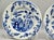 Fine quality pair of late 18th-Century Delftware plates. These antique plates are hand painted in cobalt blue with a...