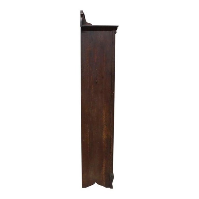 Horner Inspired Arts & Crafts 2-Door 2-Drawer Oak Bookcase C1920 For Sale - Image 9 of 13