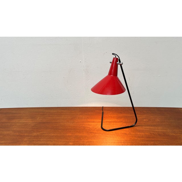 Metal Mid-Century Minimalist Model ST30 Table Lamp by Josef Hurka for Kovona, 1960s For Sale - Image 7 of 18