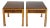 Vintage Mid Century Modern Baker Side Tables - a Pair For Sale